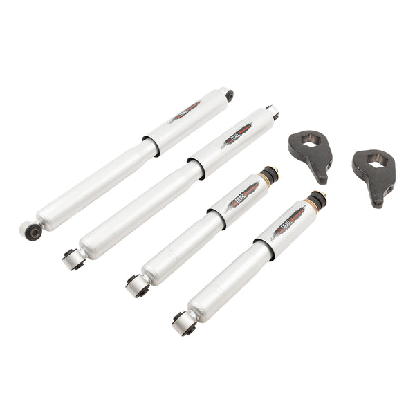 Belltech 1026SP Leveling Kit 1-3" Adjustable Torsion Bar Key Inc. Front and Rear Trail Performance Shocks