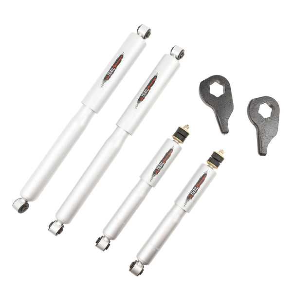 Belltech 1026SP Leveling Kit 1-3" Adjustable Torsion Bar Key Inc. Front and Rear Trail Performance Shocks