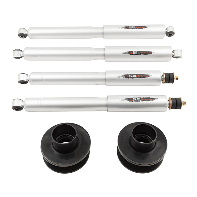 Belltech 1028SP Leveling Kit 2.5" Coil Spring Spacer Inc. Front and Rear Trail Performance Struts/Shocks