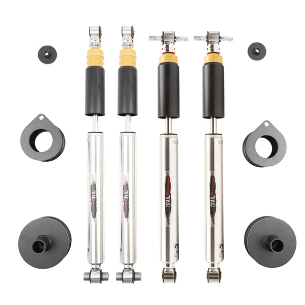 Belltech 1033HKP Shock Absorber Kit Complete Kit Inc. Damping Adjustable Front & Rear Shocks & leveling spacers