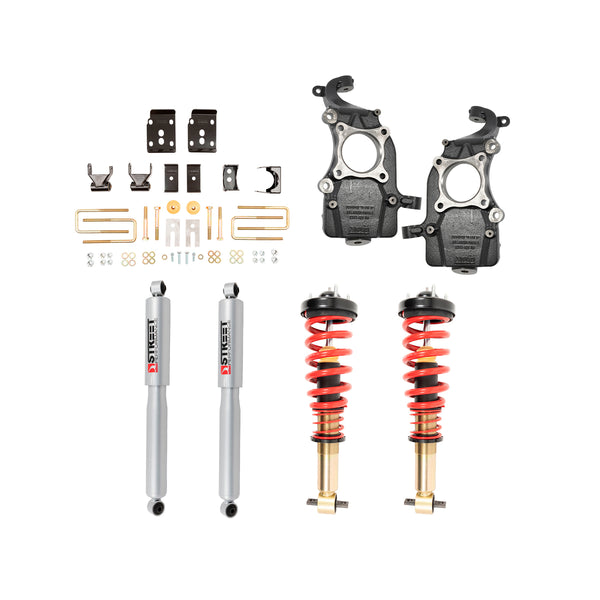 Belltech 1051SPC Lowering Kit Complete Kit Inc. Height Adjustable Front Coilovers