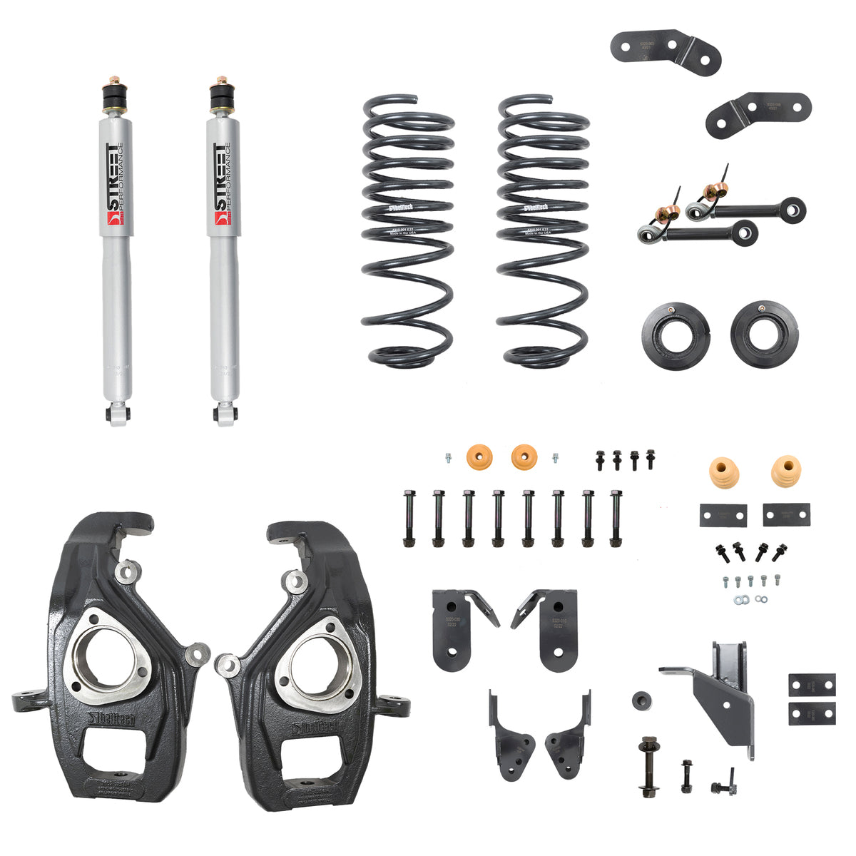 Belltech 1060SP Lowering Kit Front And Rear Complete Kit W/ Street Performance Shocks