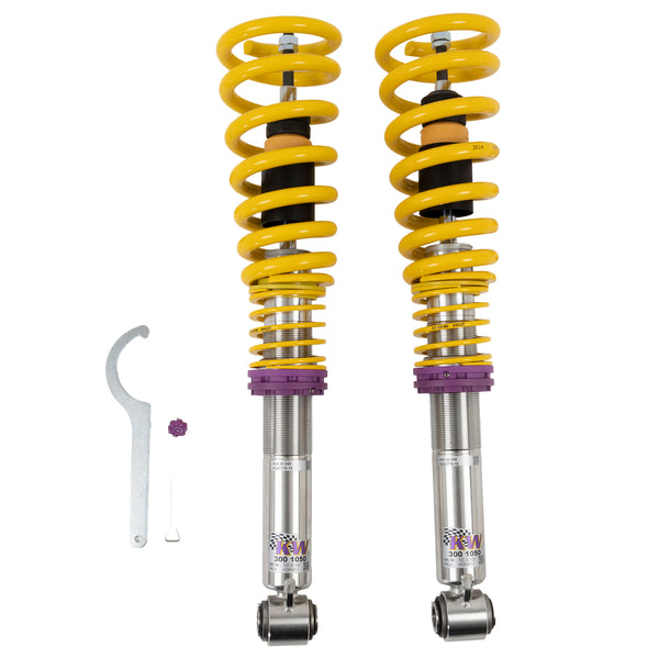 Belltech 14008 Coilover Adjustable Spring Lowering Kit Factory PreSet Fixed Damping, 0-3" Height Adjustable Drop