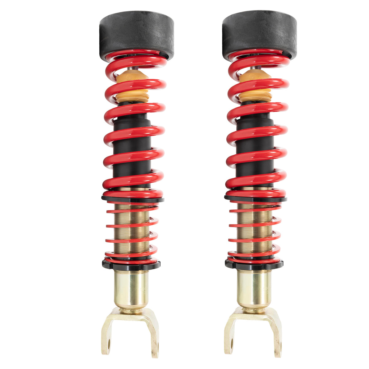 Belltech 15005 Coilover Adjustable Spring Lowering Kit Factory PreSet Fixed Damping, 0-3" Height Adjustable Lowering