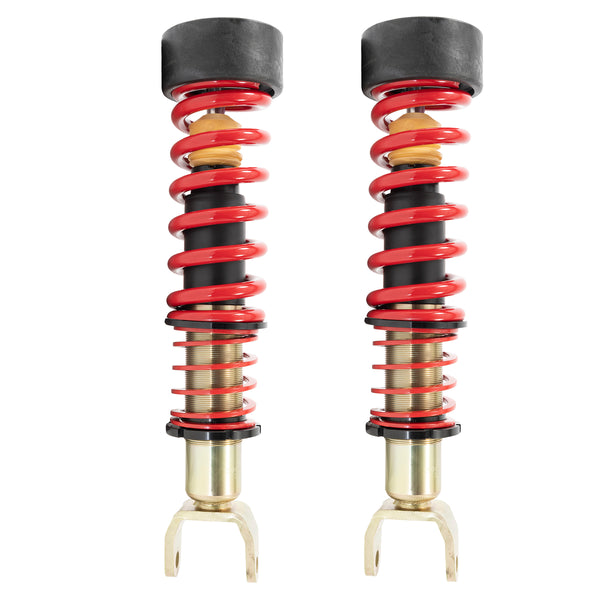 Belltech 15005 Coilover Adjustable Spring Lowering Kit Factory PreSet Fixed Damping, 0-3" Height Adjustable Lowering