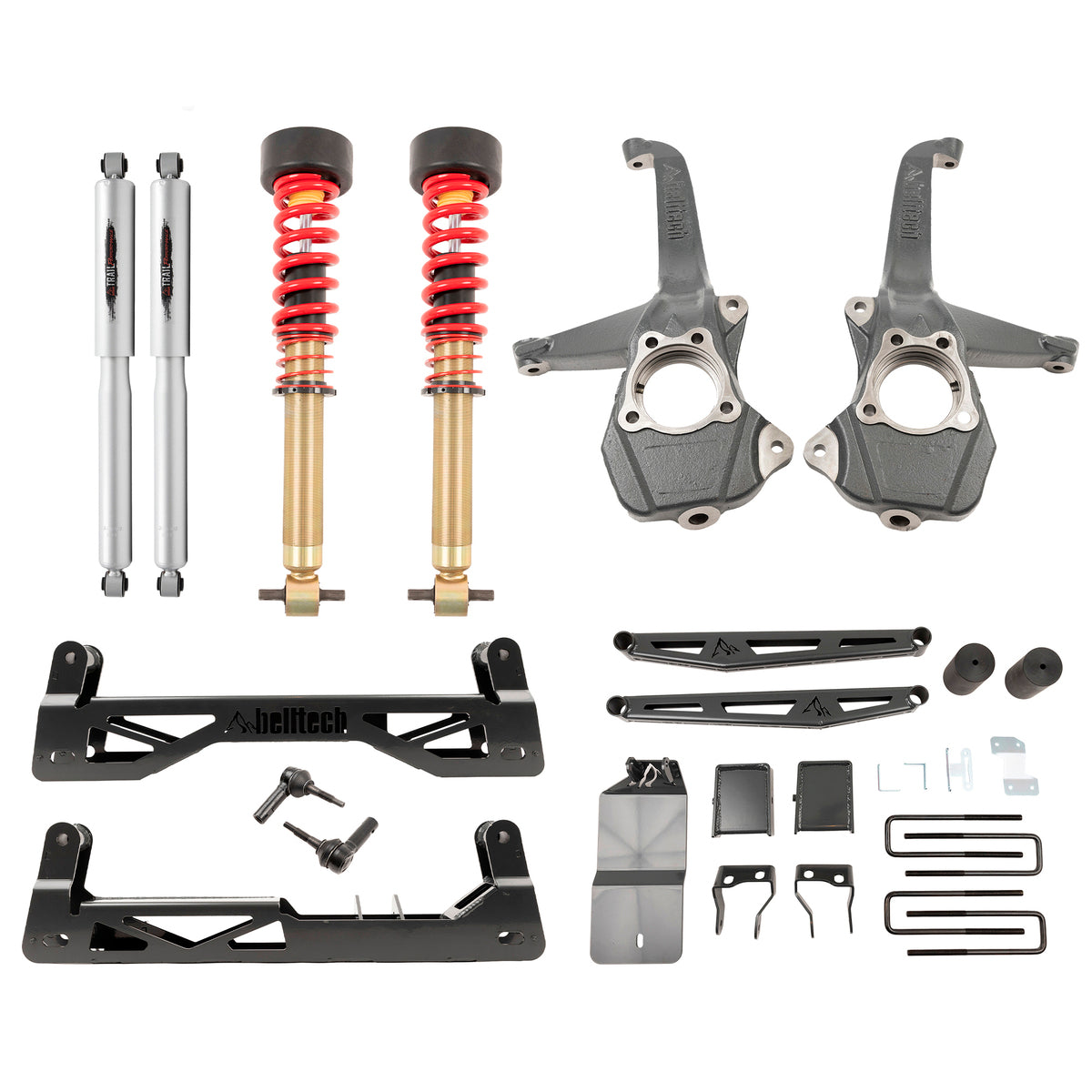 Belltech 150210TPC Lift Kit 68" Lift Kit Inc. Front and Rear Trail Pe