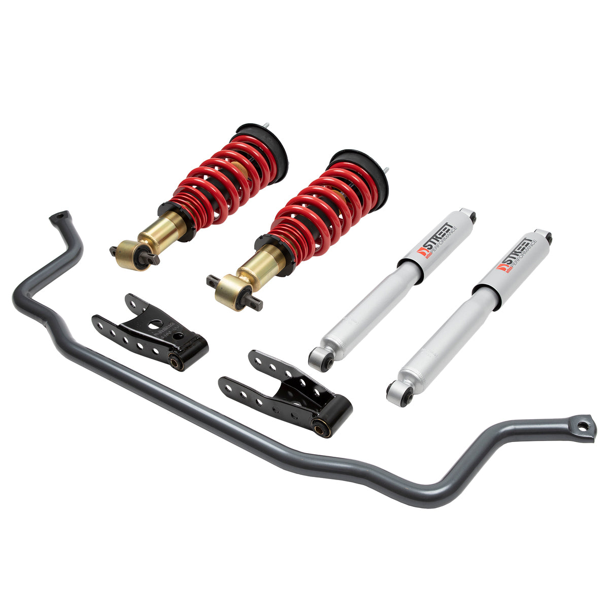 Belltech 985HK Coilover Adjustable Spring Lowering Kit Complete Kit Inc. Height Adjustable Front Coilovers & Front Sway Bar