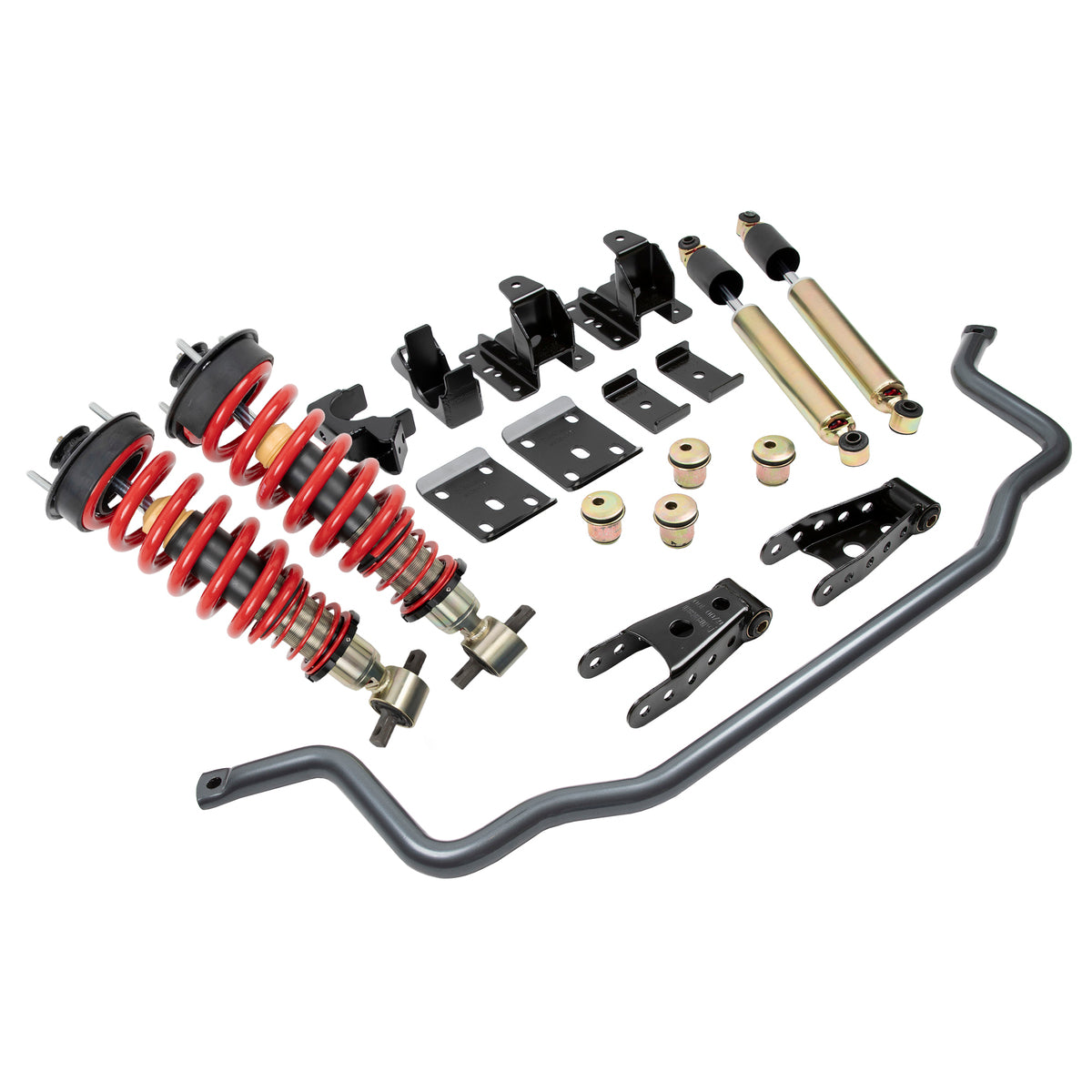 Belltech 987HKP Coilover Adjustable Spring Lowering Kit Complete Kit Inc. Damping/Height Adjustable Front Coilovers & Front Sway Bar