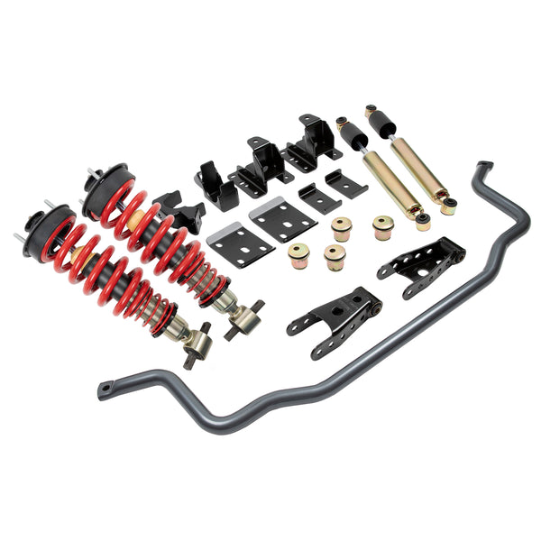 Belltech 987HKP Coilover Adjustable Spring Lowering Kit Complete Kit Inc. Damping/Height Adjustable Front Coilovers & Front Sway Bar