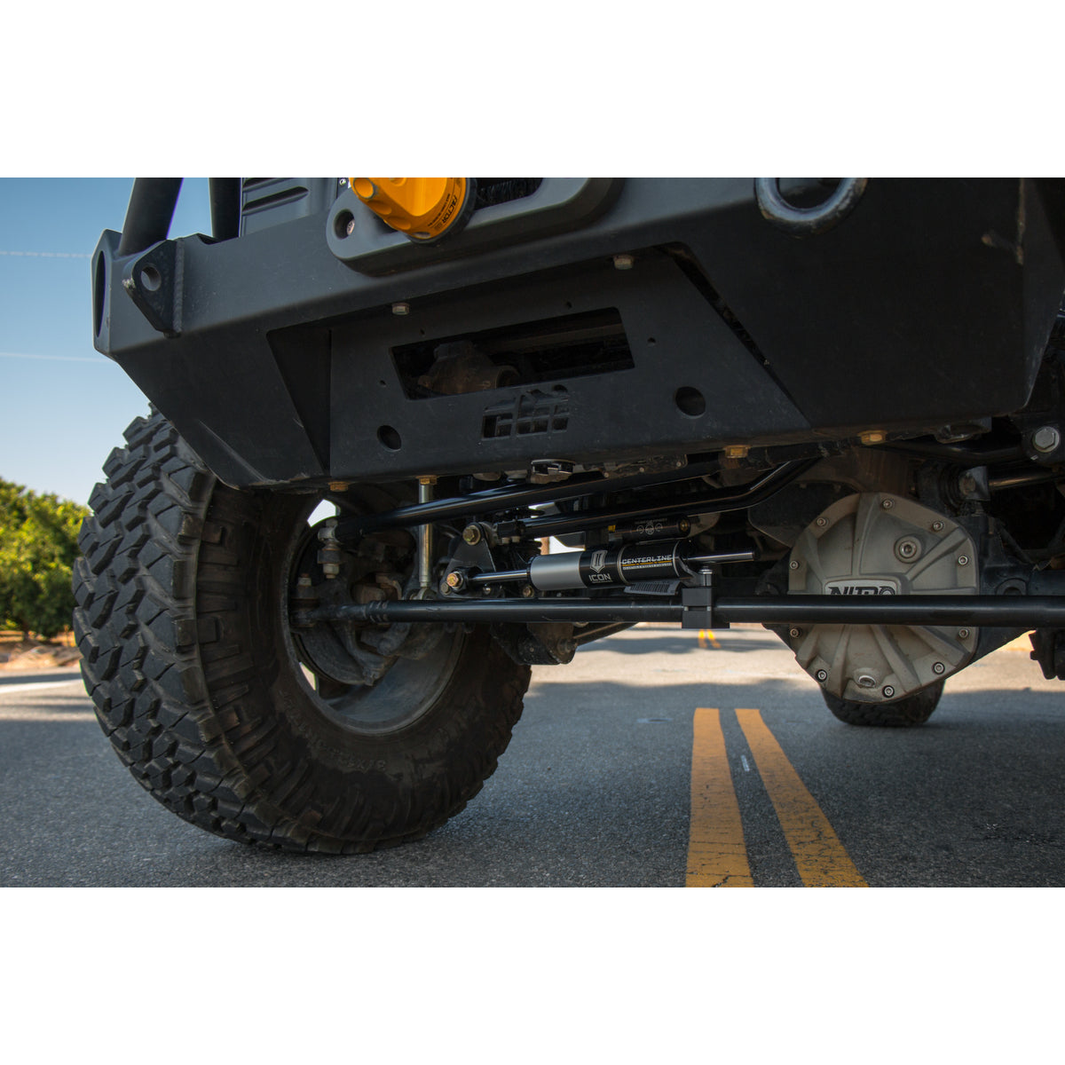 ICON 22020 Jeep JK Wrangler Centerline Steering Stabilizer Adjustable