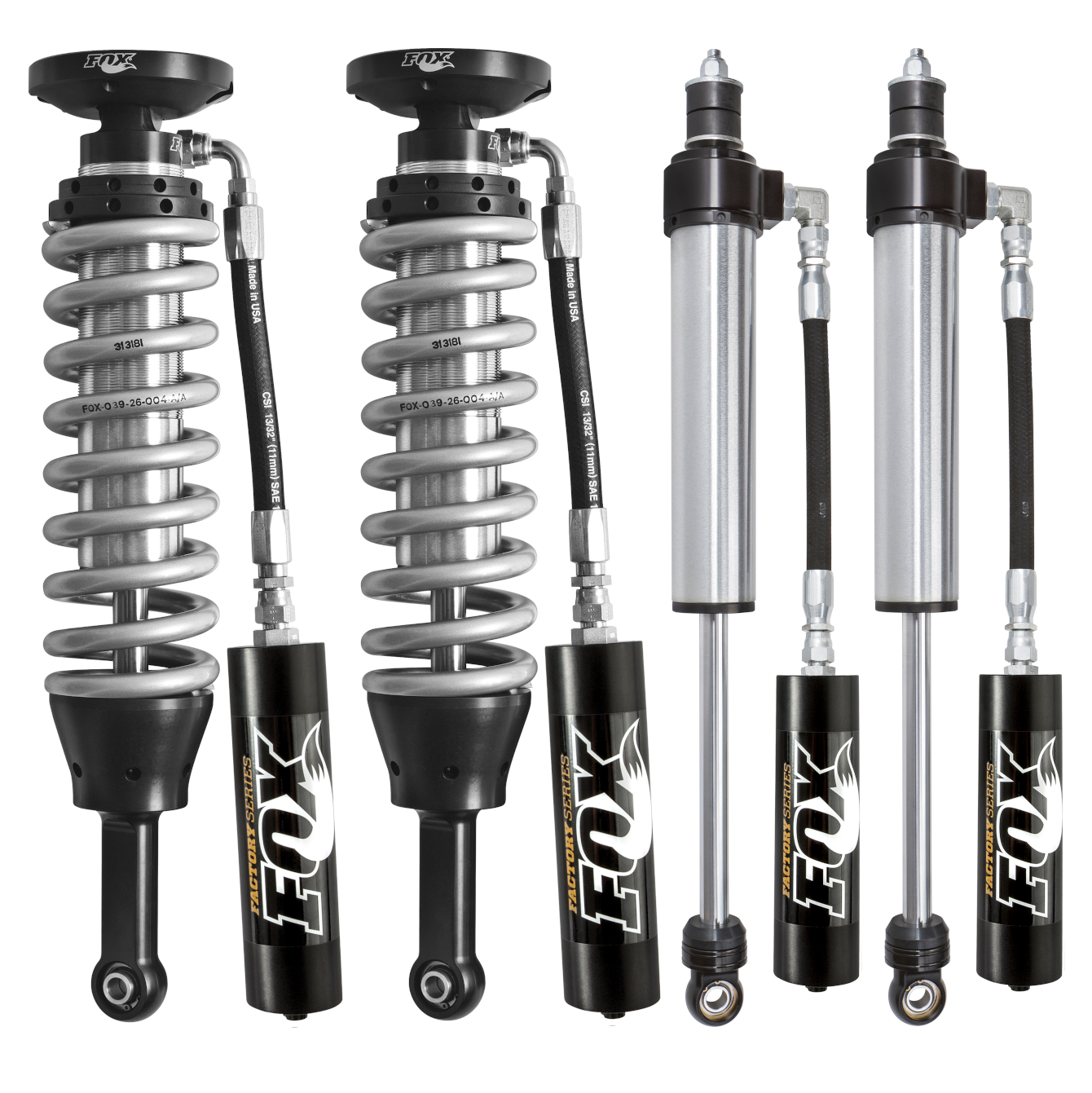 FOX Factory Race 2.5 Reservoir Shock Kit 0-2" Lift 880-02-376, 883-24-007
