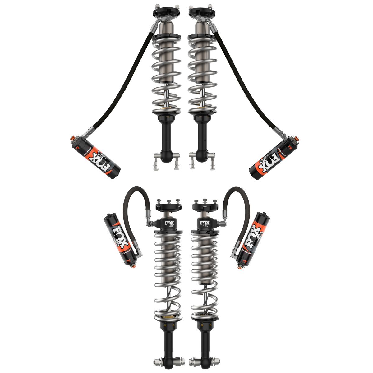 FOX Performance Elite 2.5 Reservoir Adjustable Valving Shock Kit 3" Lift 883-06-212, 883-06-213