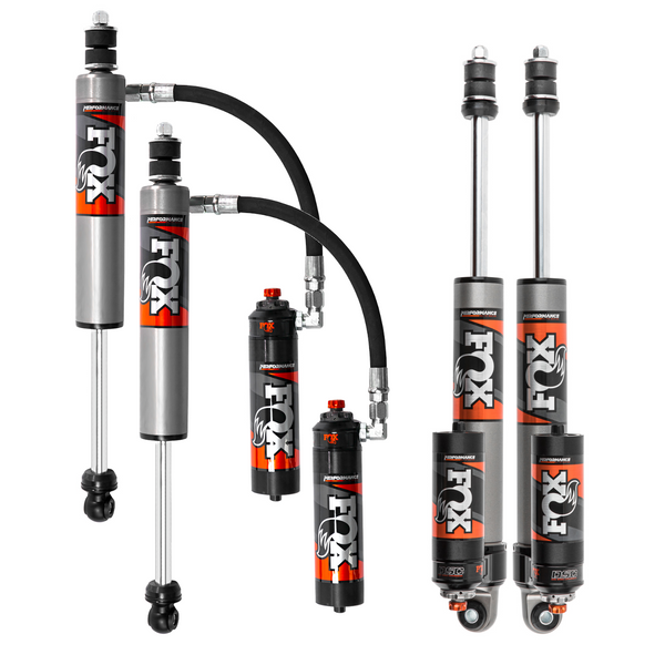 FOX Performance Elite 2.5 Reservoir Adjustable Valving Shock Kit 0-2" Lift 883-26-062, 883-26-065
