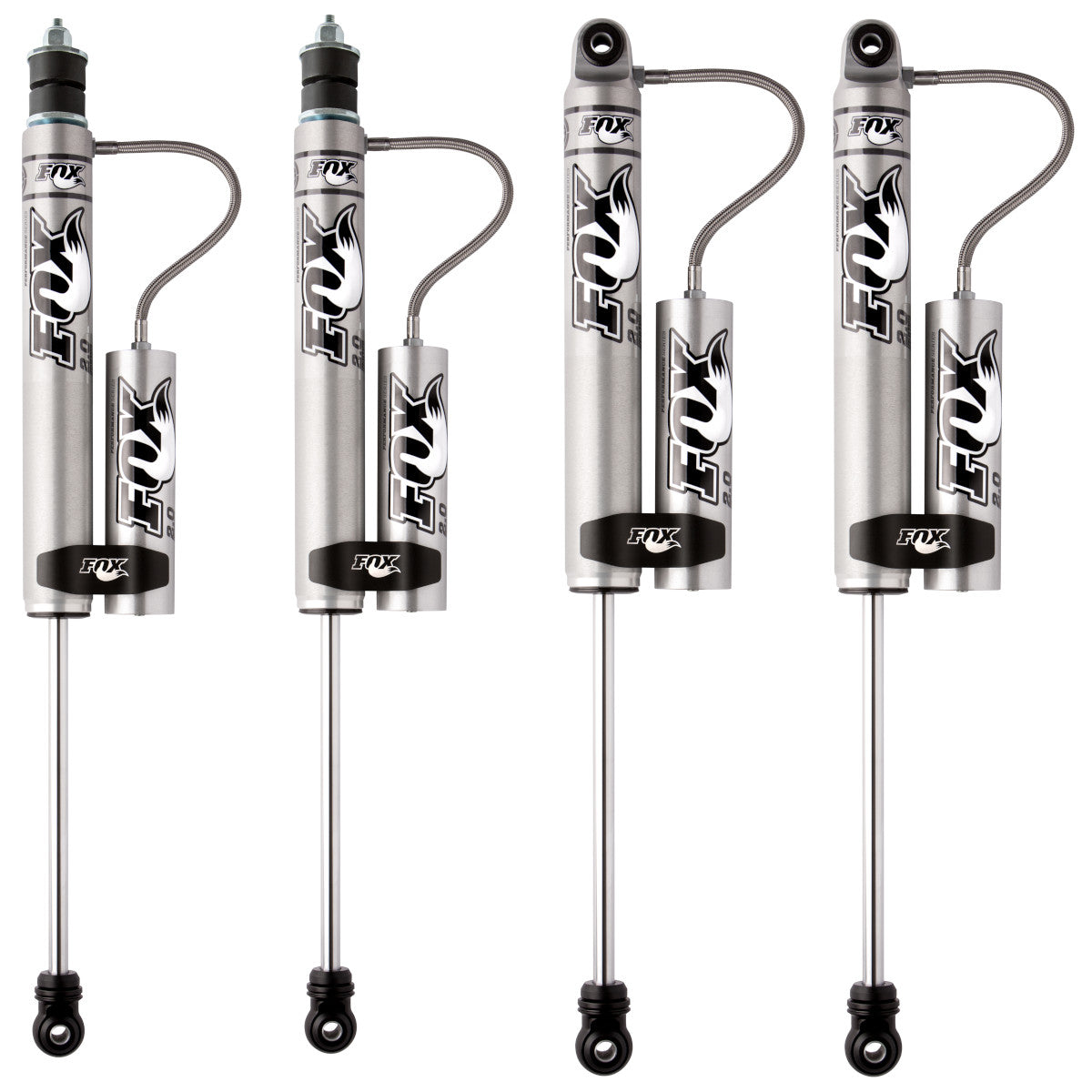 FOX Performance 2.0 Smooth Body Reservoir Shock Kit 0-1" Lift 980-24-959, 980-24-955