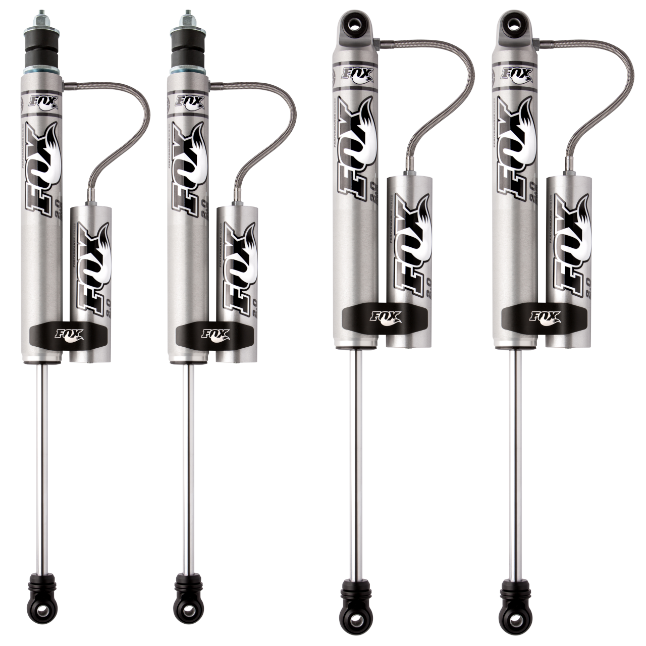 FOX Performance 2.0 Smooth Body Reservoir Shock Kit 0-1" Lift 985-24-122, 985-24-123