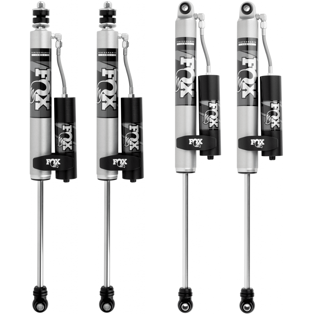 FOX Performance 2.0 Smooth Body Reservoir Shock Kit 4-6" Lift 985-24-164, 985-24-150
