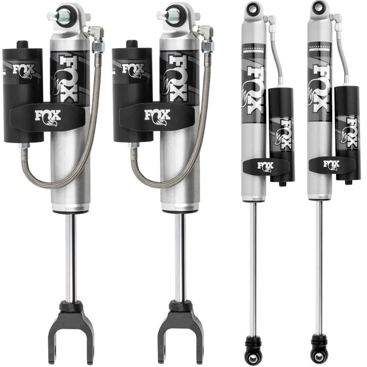 FOX Performance 2.0 Smooth Body Reservoir Shock Kit 0-1" Lift 985-24-242, 985-24-243