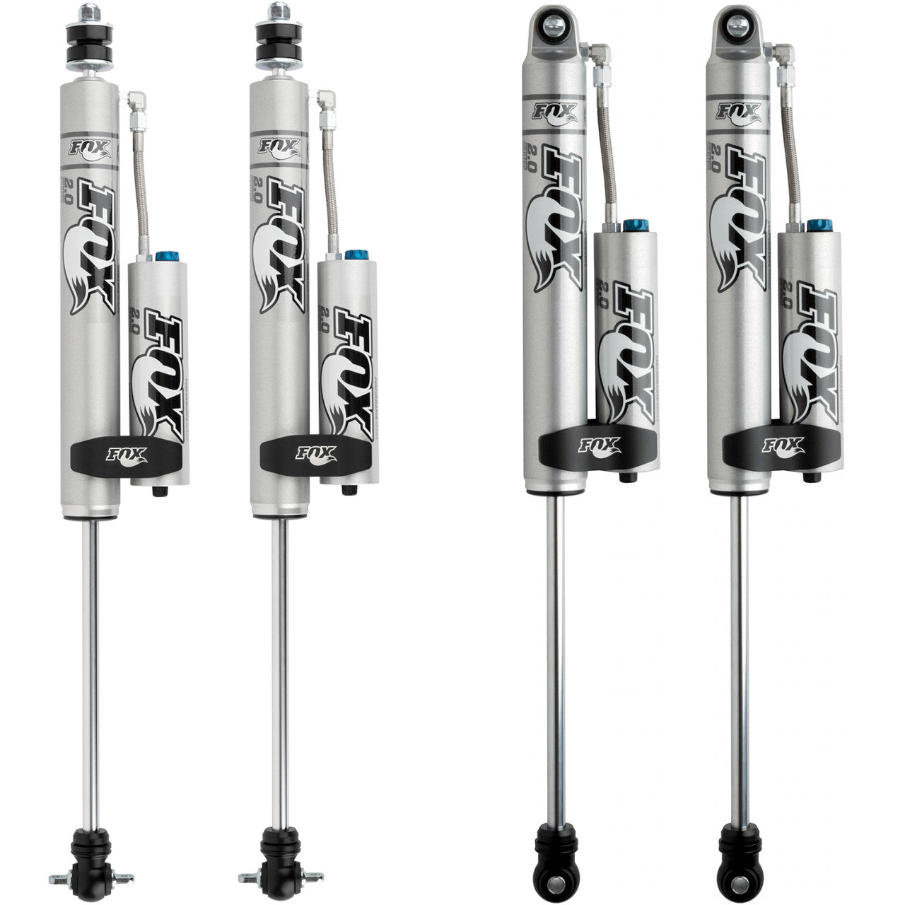 FOX Performance 2.0 Smooth Body Reservoir Adjustable Valving Shock Kit 4-6" Lift 985-26-109, 985-26-113