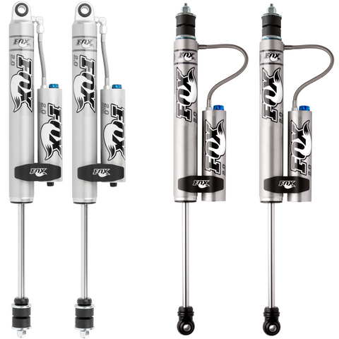 FOX Performance 2.0 Smooth Body Reservoir Adjustable Valving Shock Kit 0-2" Lift 985-26-237, 985-26-138