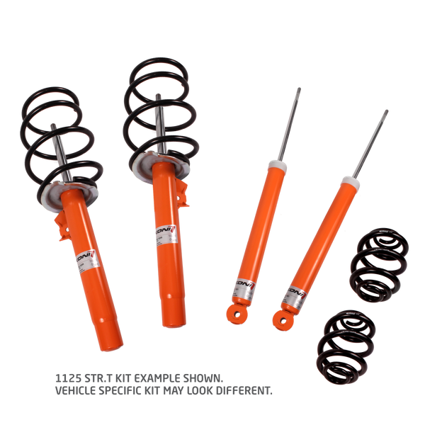 KONI 1125 1018 STR.T Kit (Orange) With Eibach Springs BMW 128i, 135i