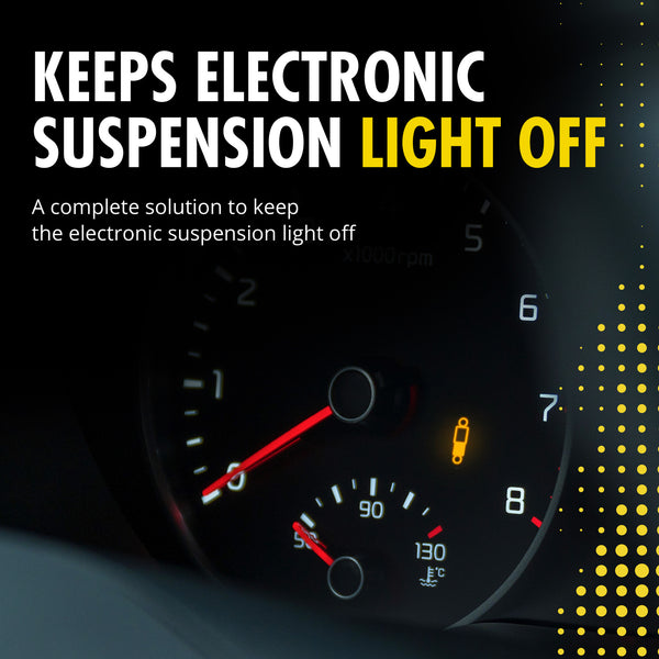 Keeps air suspension light off