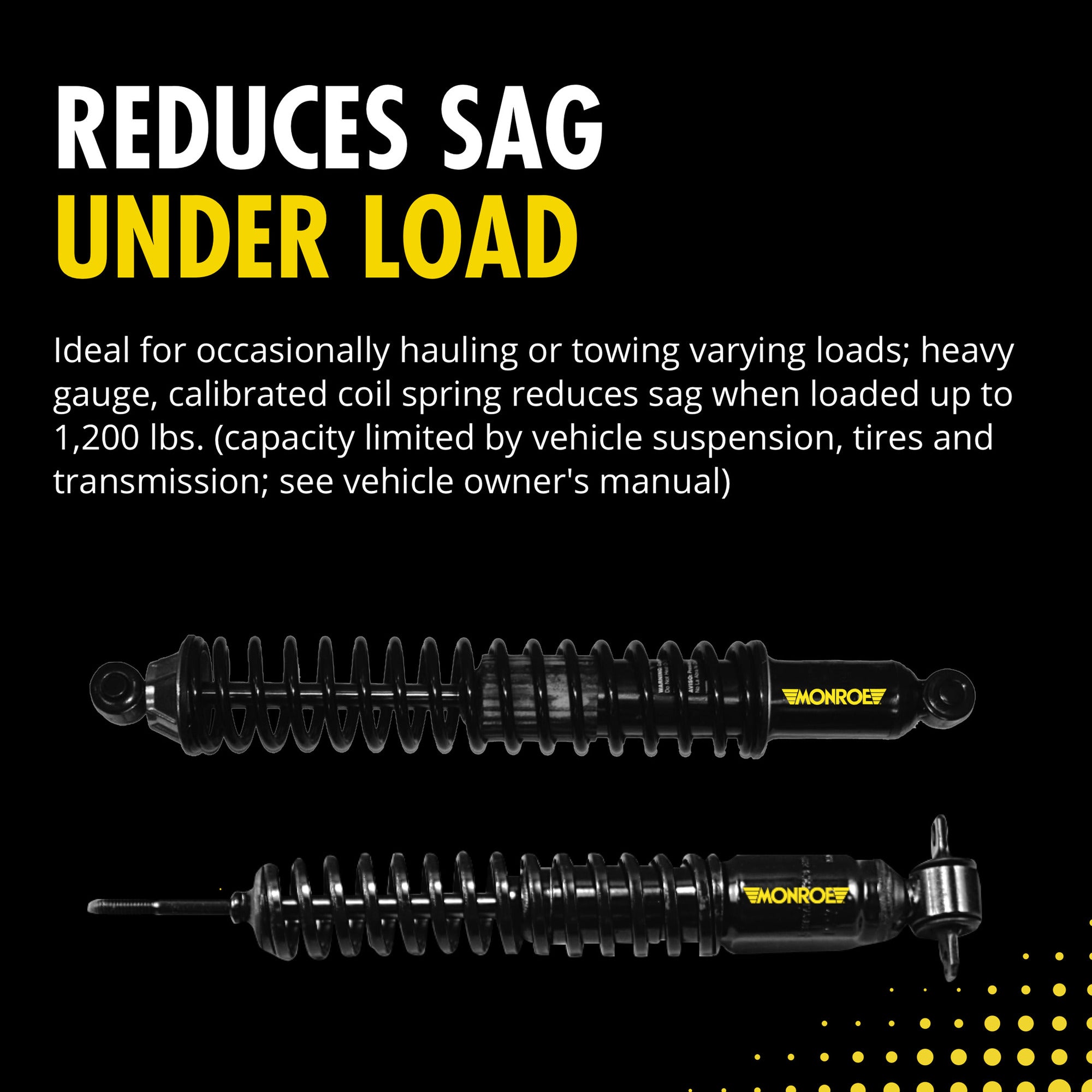 thumbnail image 2 of Monroe 58620 Rear Shock Absorbers With Coil Spring Assembly For Chrysler Town & Country, Dodge Caravan 2 of 4