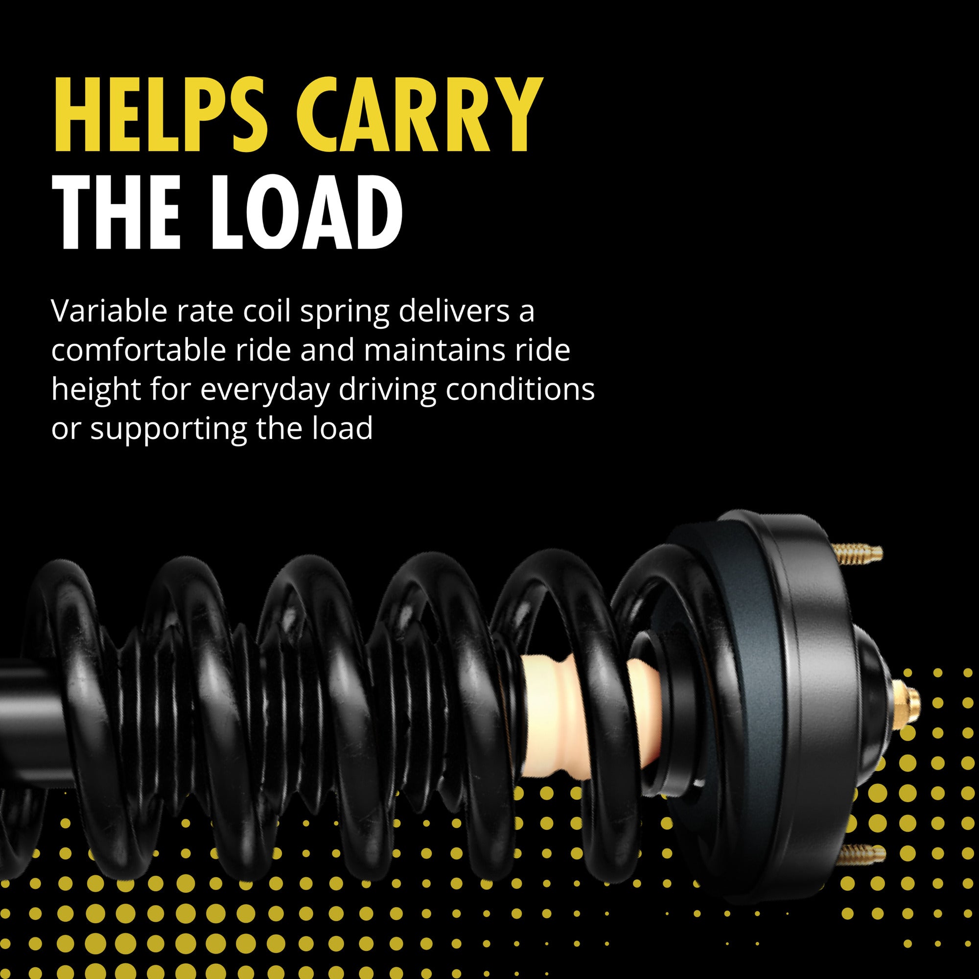 Helps carry the load