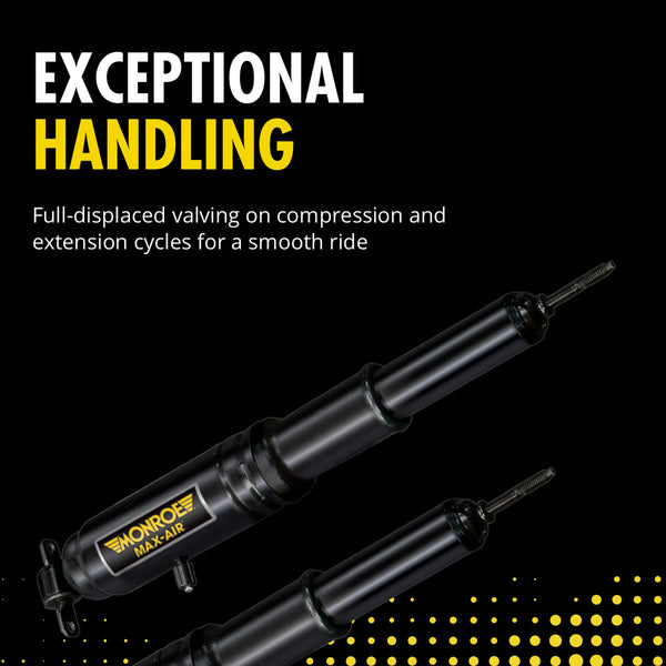Pair Monroe Max-Air Air Shock Absorbers For Ford Mustang Rear - MA705