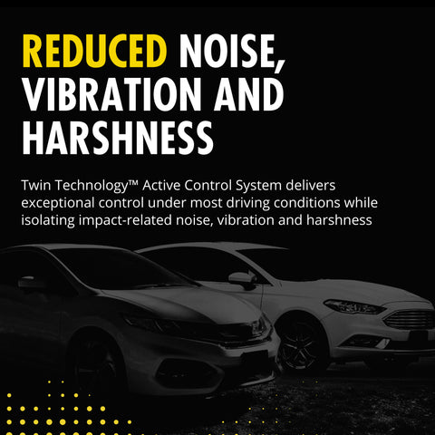 Reduced noise, vibration and harshness