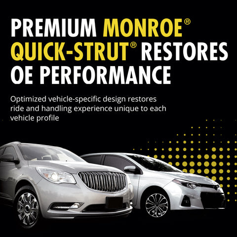 Premium Monroe Quick-Strut restores OE performance
