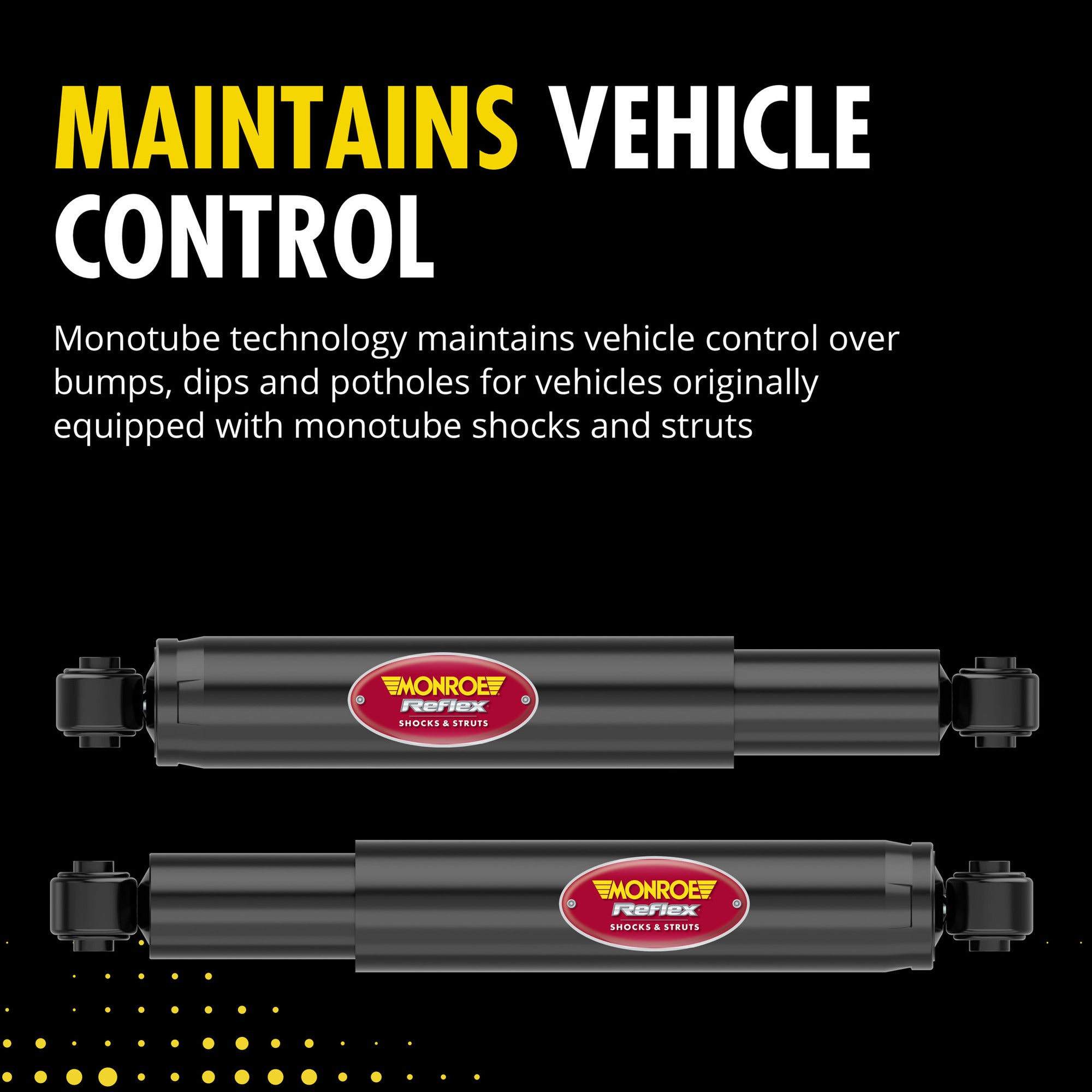 Monroe Load Adjusting Rear Shock Absorber – Fits 2007–2018 Chevy Silverado 1500 (92QQ12Q)