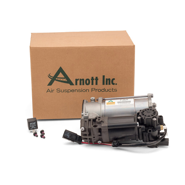 Arnott P-2830 WABCO OES Air Suspension Compressor Mercedes-Benz E-Class (W212), CLS-Class (W218) w/AIRMATIC, w-w/out ADS, incl AMG