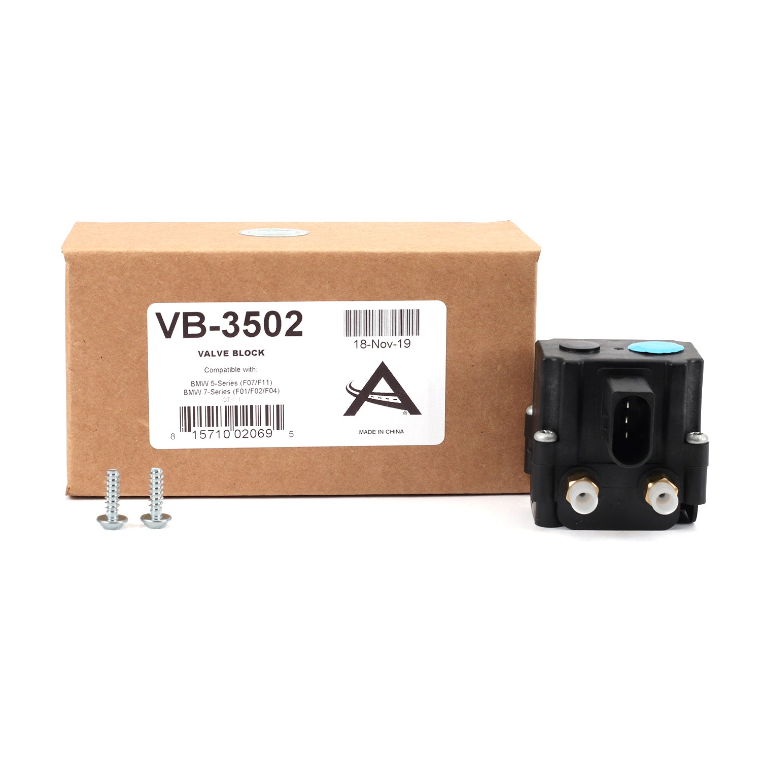 Arnott VB-3502 Solenoid Valve BMW 5-Series GT (F07), 7-Series (F01/02/04) incl Hybrids